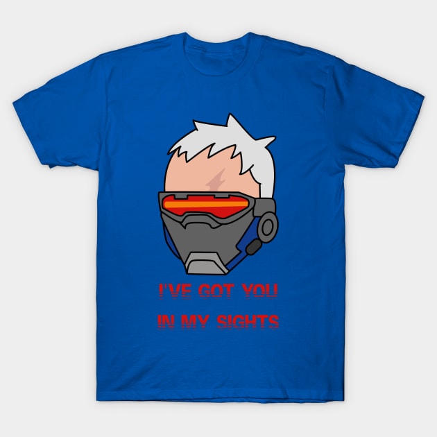 soldier 76 overwatch T-Shirt by ahmedelsiddig